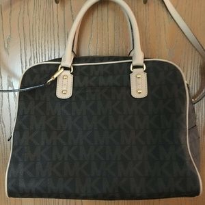 Michael Kors Signature Satchel Purse and Wallet